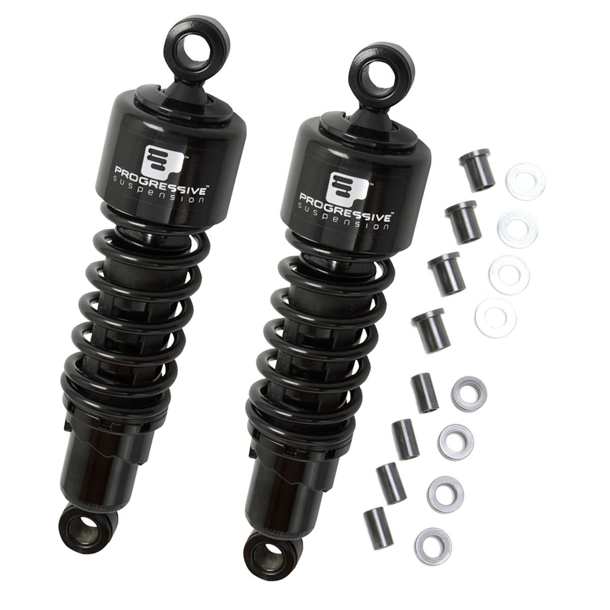 PROGRESSIVE SUSPENSION サスペンション ブラック Amazon.com: Progressive Suspension 412-4024B Black 14.25